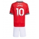 Manchester United Matheus Cunha #10 Domaci Dres za djecu 2025-26 Kratak Rukav (+ Kratke hlače)